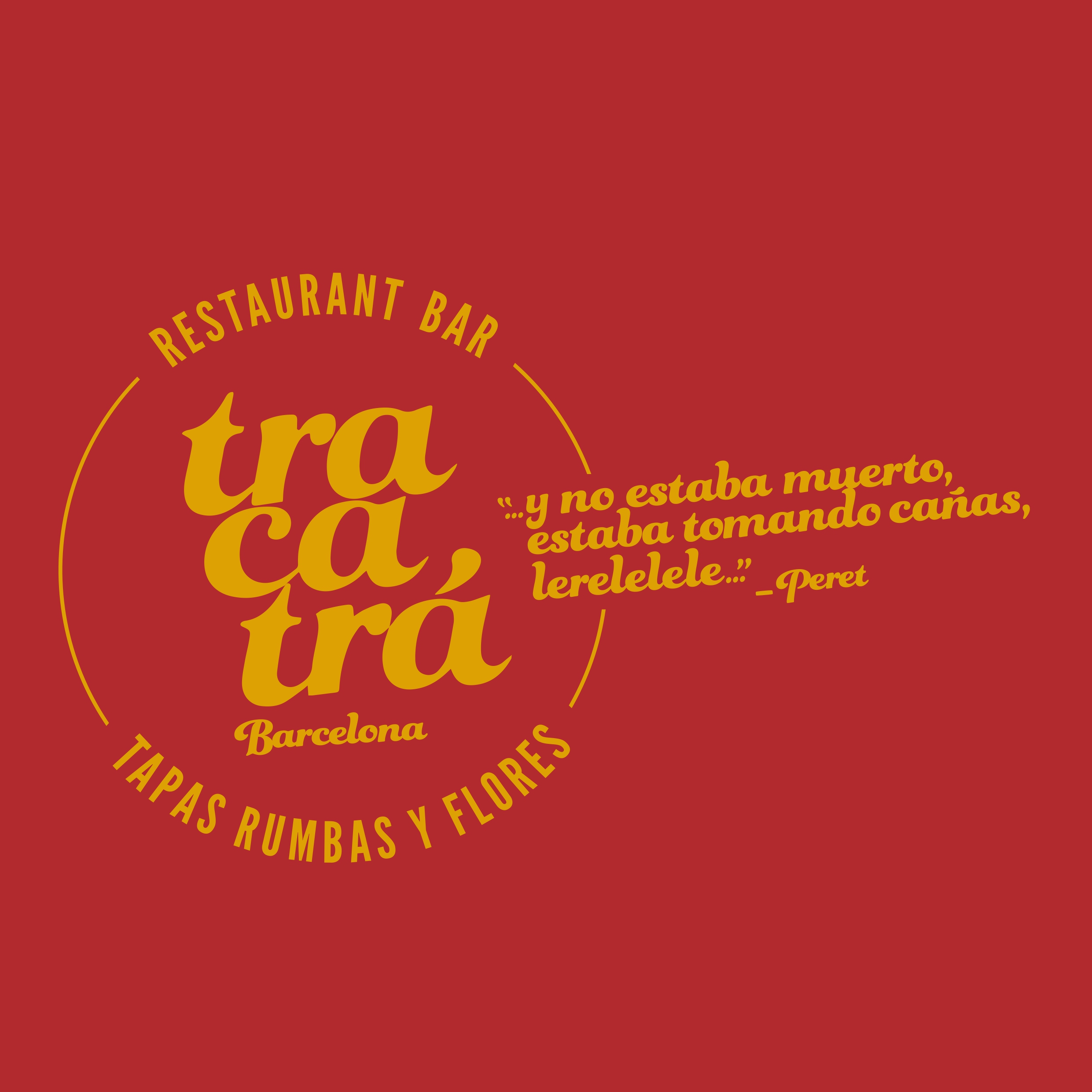 Carta de bebidas Tracatrá